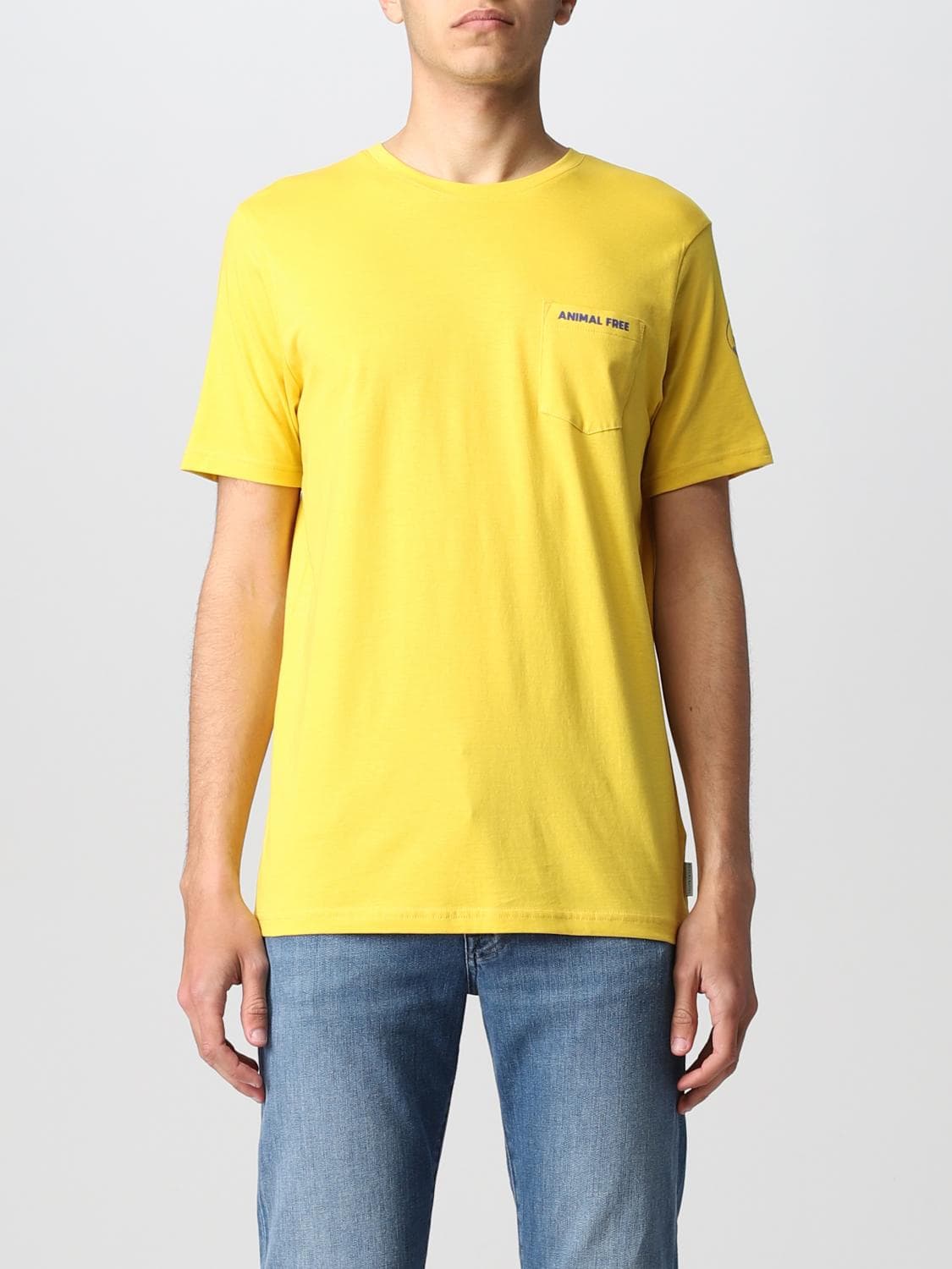Save The Duck T-Shirt Men color Yellow