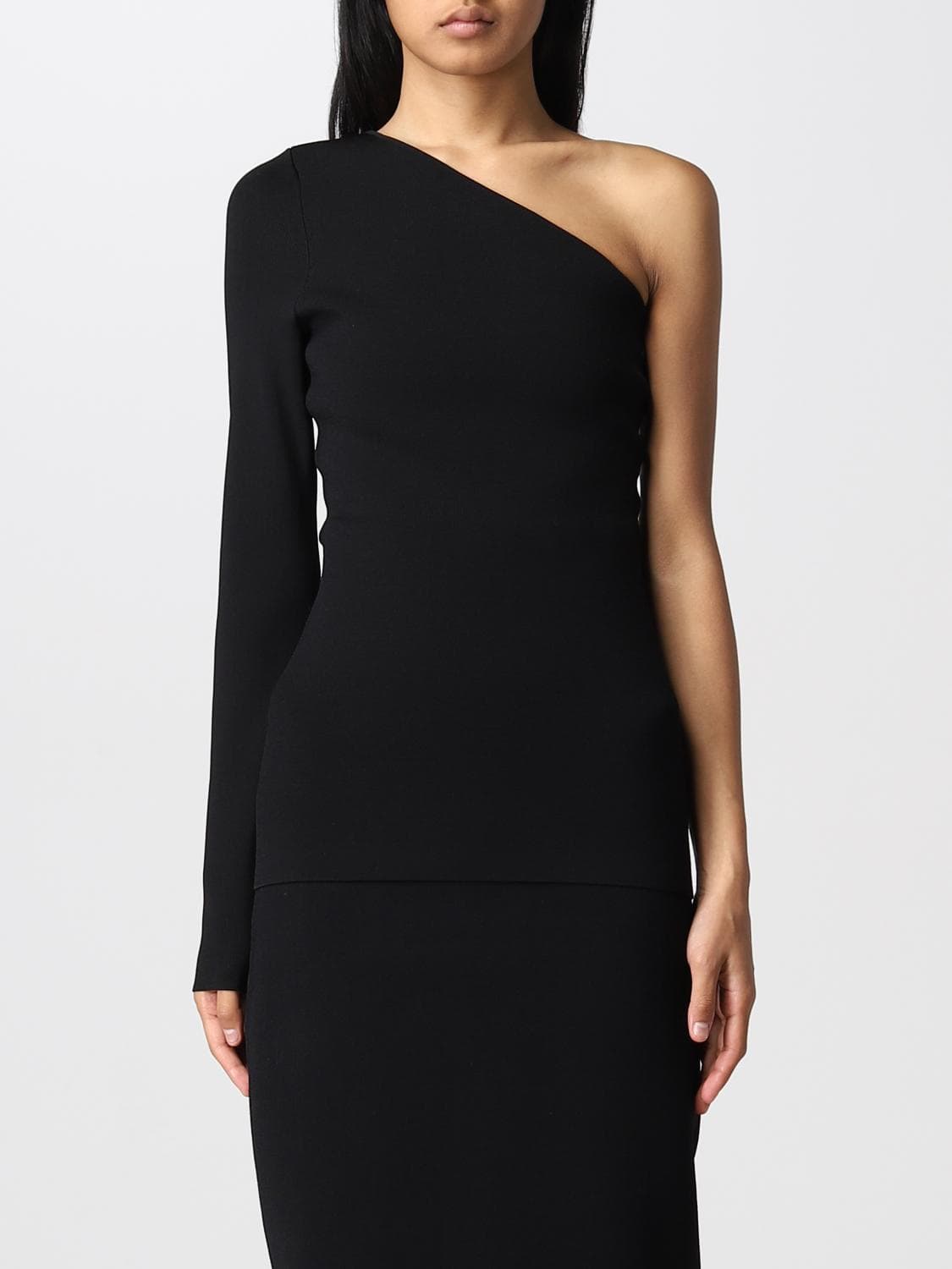 Victoria Victoria Beckham Victoria one-shoulder top Victoria Beckham