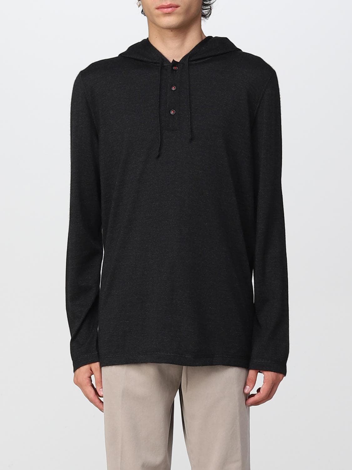 Kiton Sweater Men color Charcoal