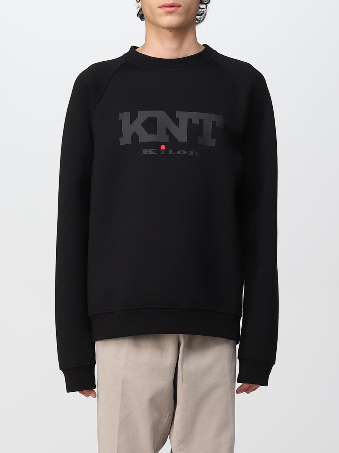 Kiton Sweatshirt Men color Black