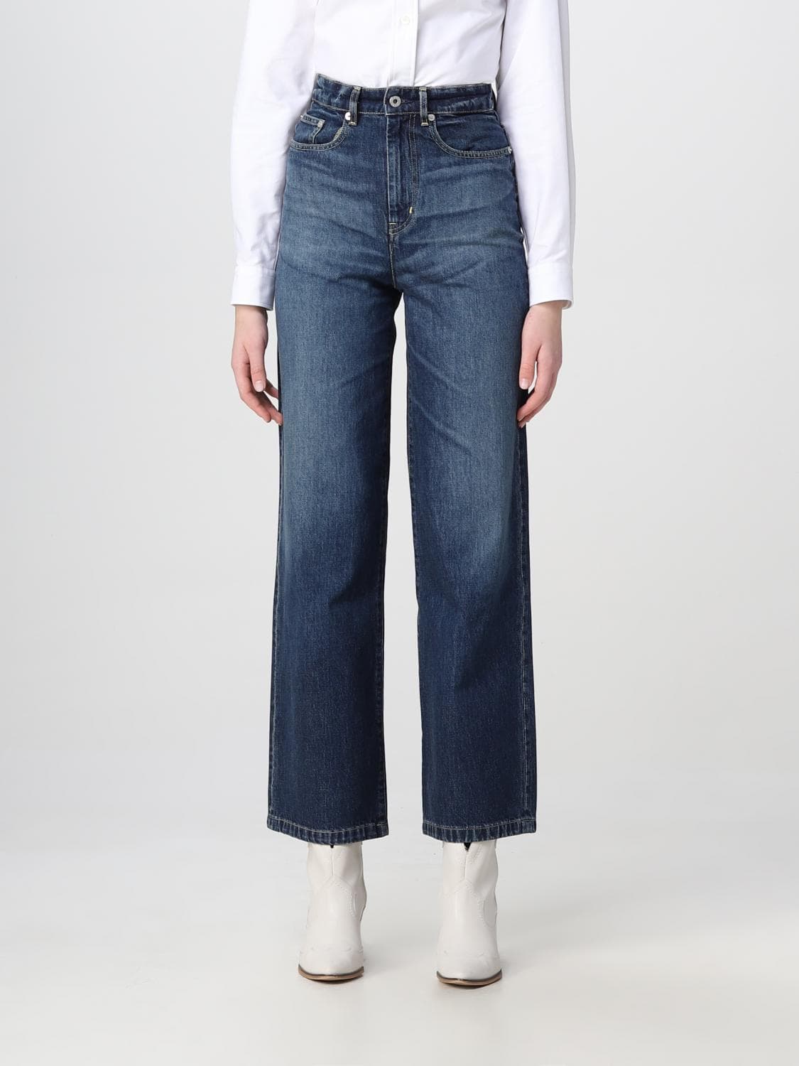Kenzo Jeans Woman color Blue