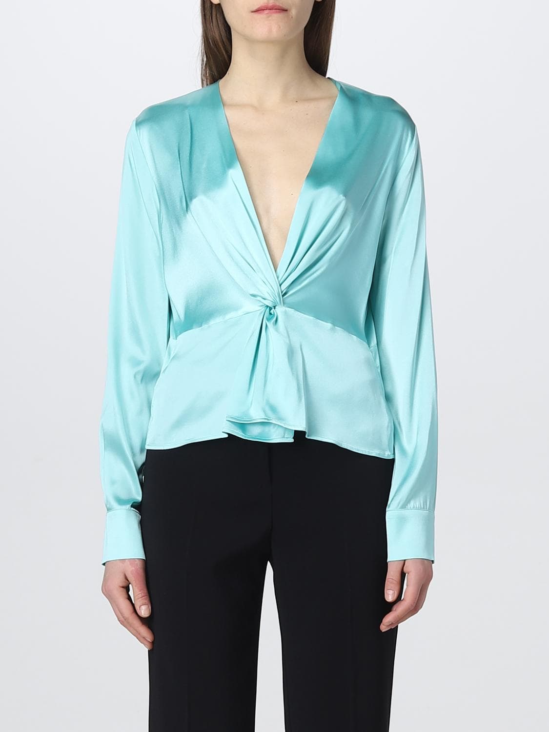 Pinko Top Woman color Green