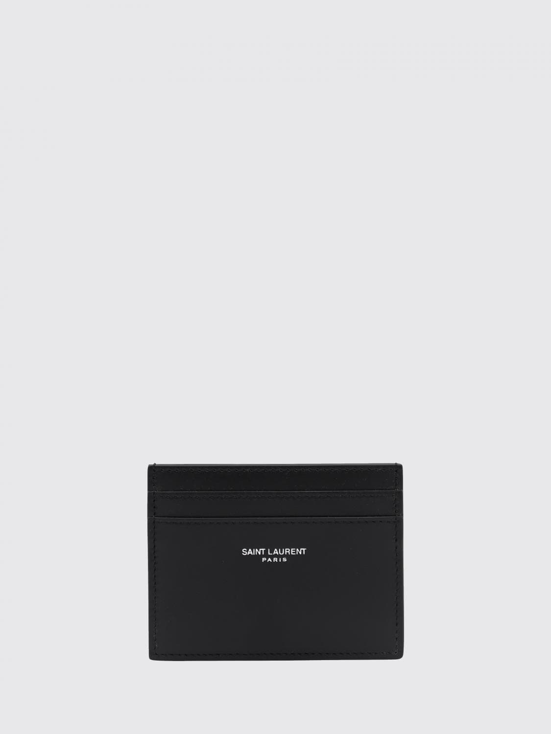 Saint Laurent Wallet Men color Black
