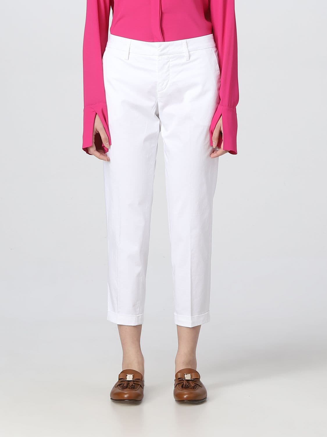 Fay Pants Woman color White