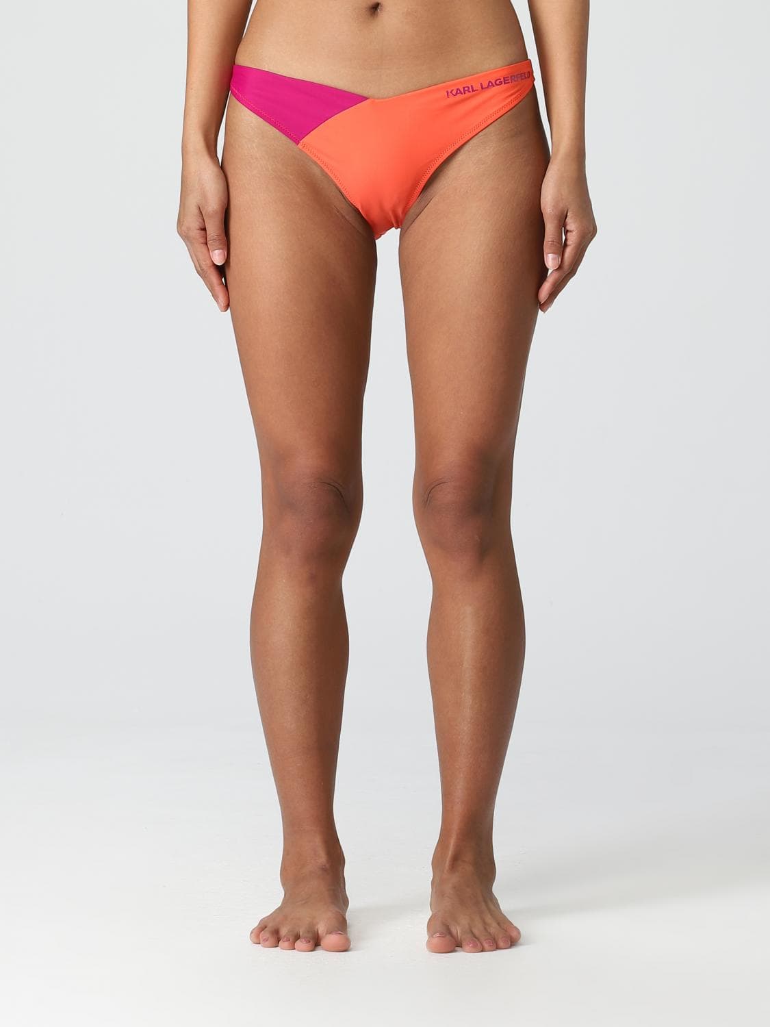 Karl Lagerfeld Swimsuit Woman color Orange