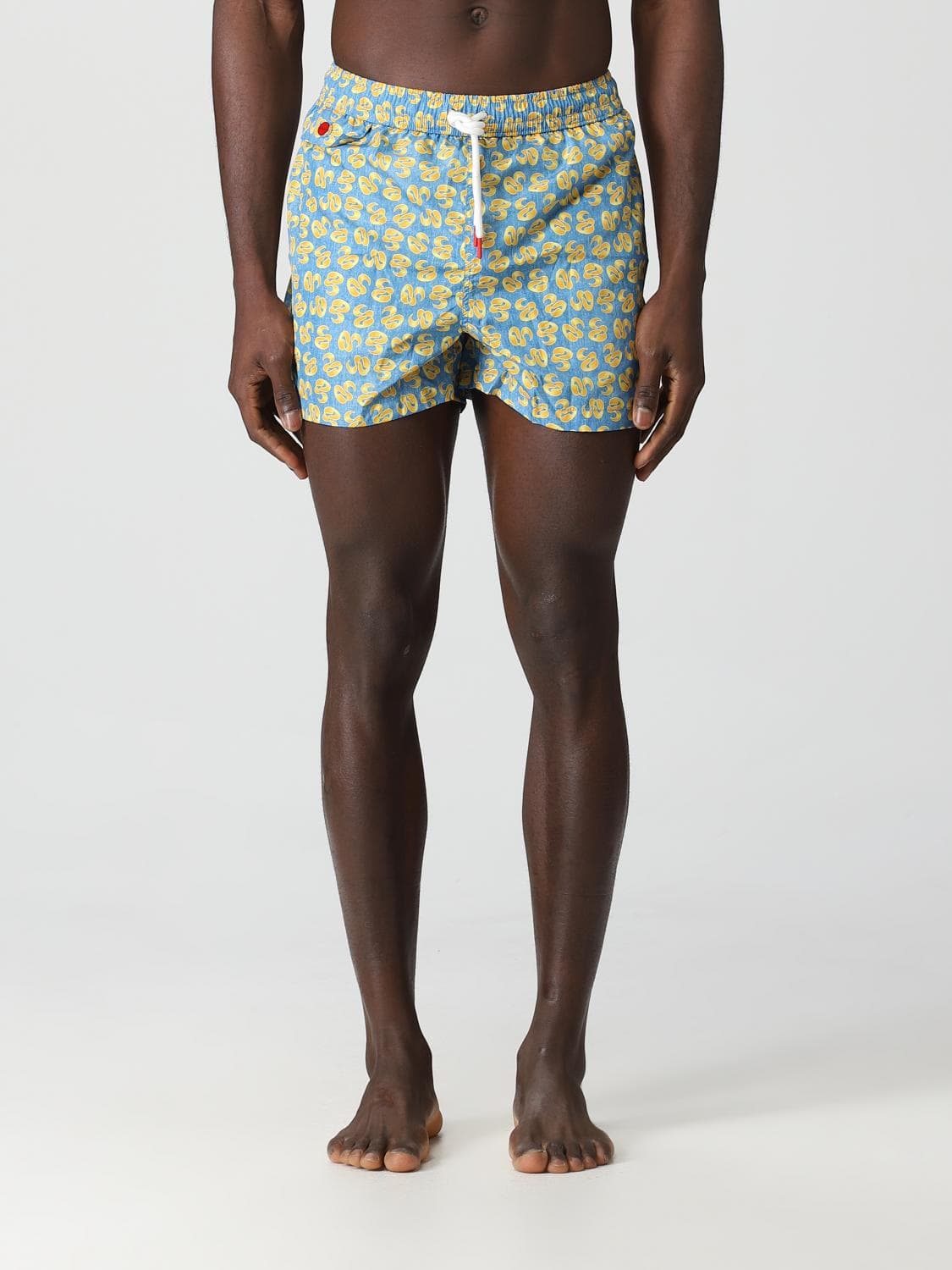 Kiton Swimsuit Men color Gnawed Blue · XXL