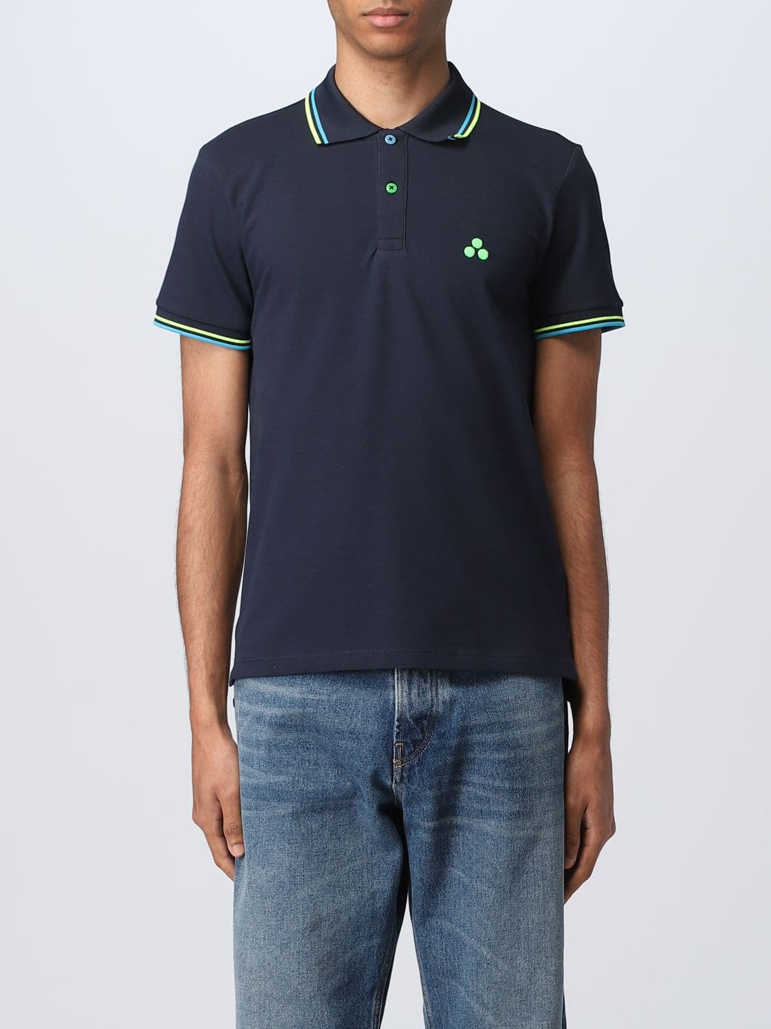 Peuterey Polo Shirt Men color Blue · S