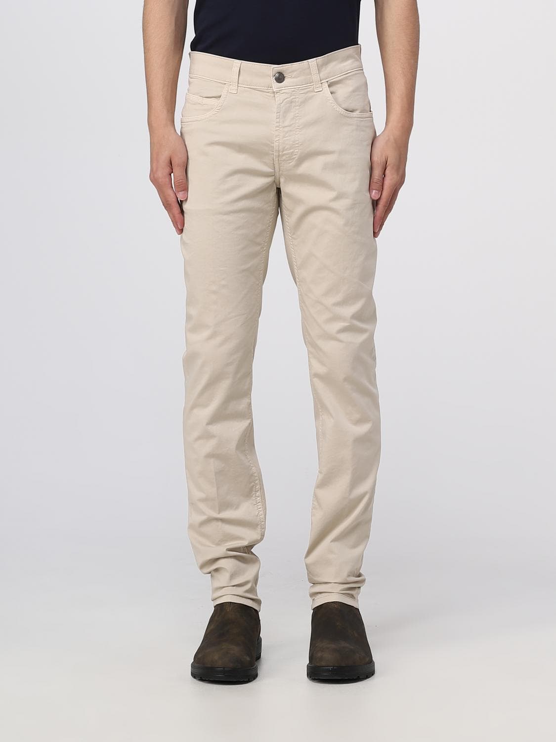 Fay Pants Men color Beige