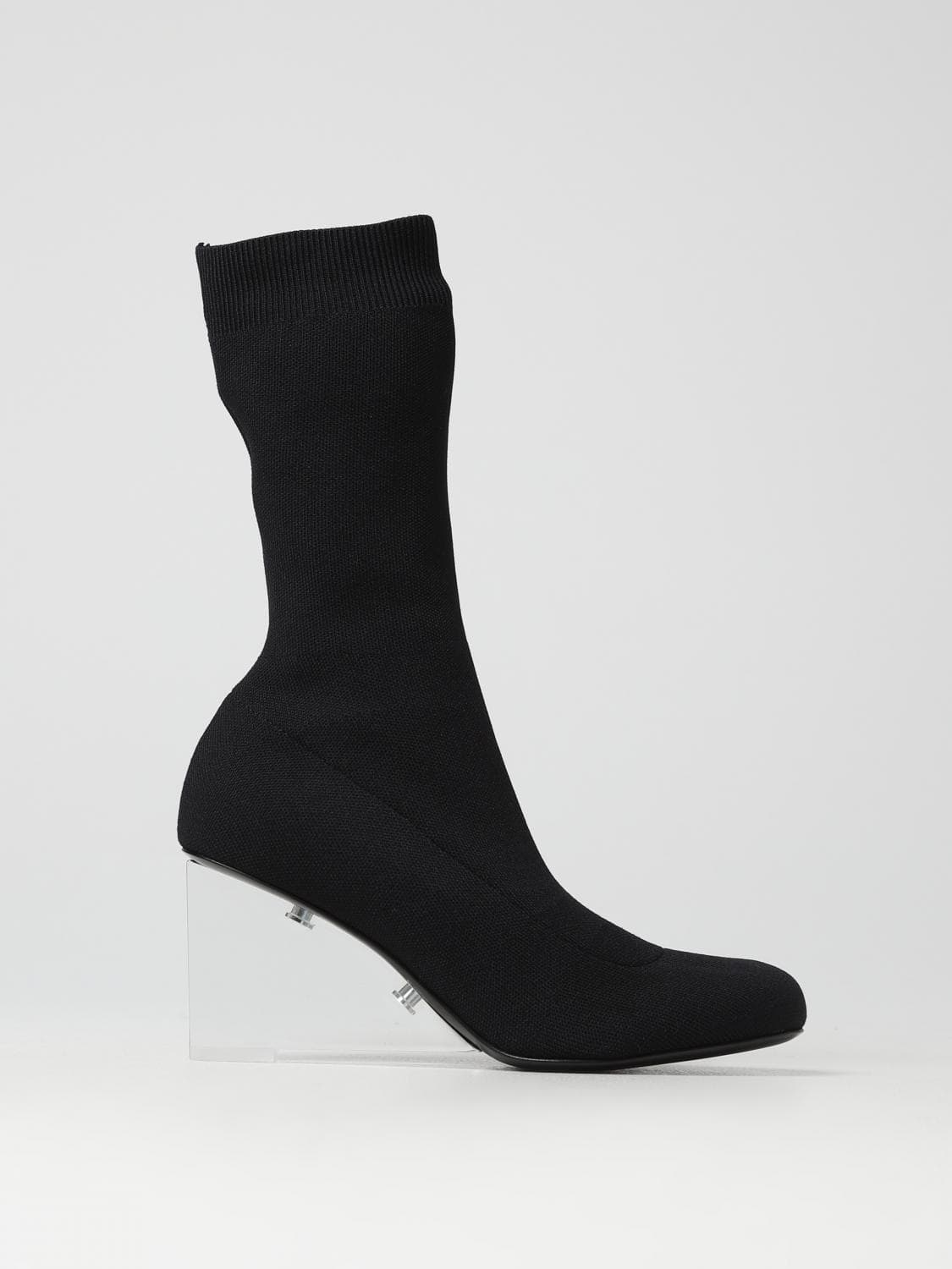 Mcqueen ankle boot in stretch knit