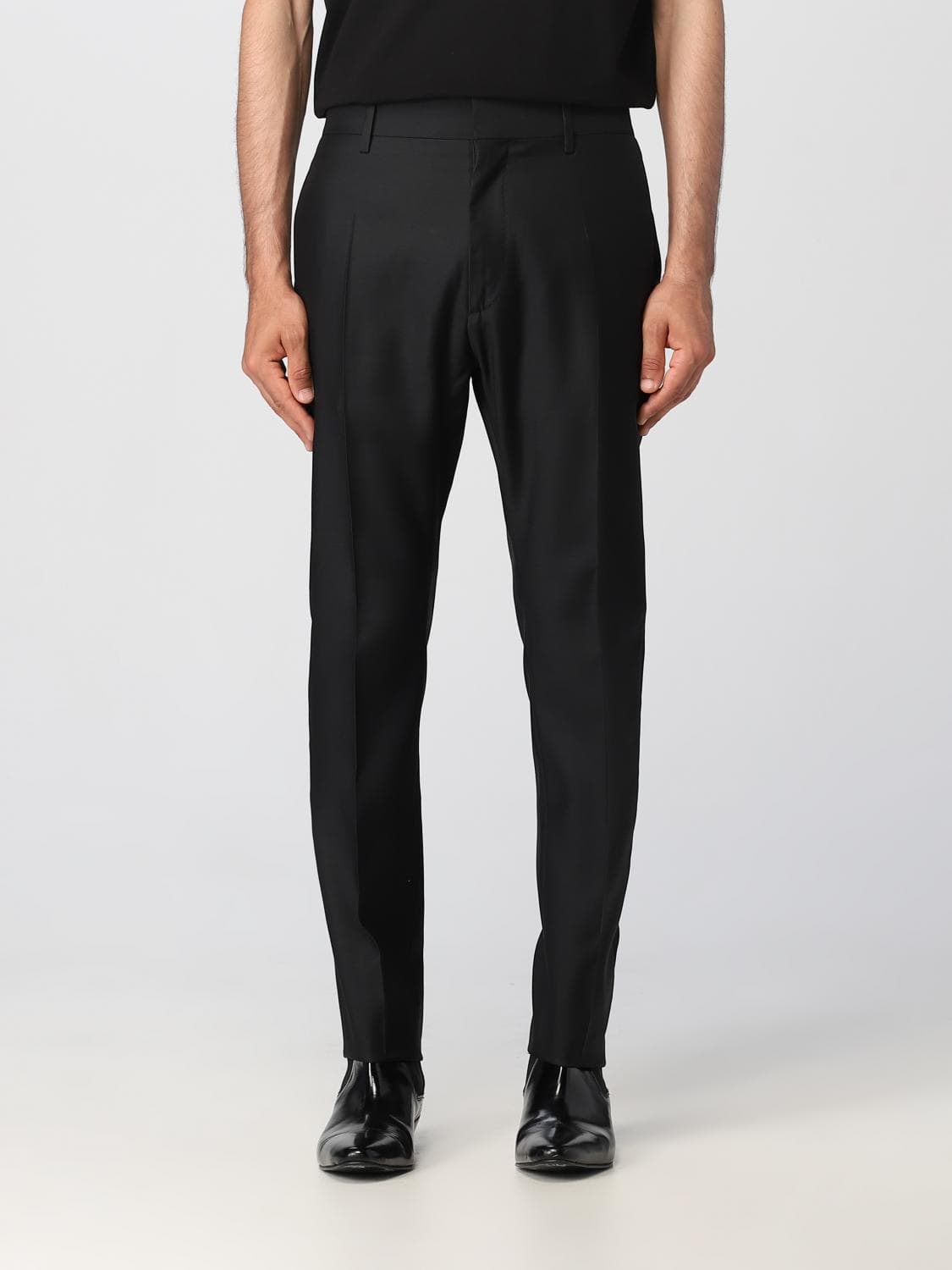 Dsquared2 pants in wool and silk
