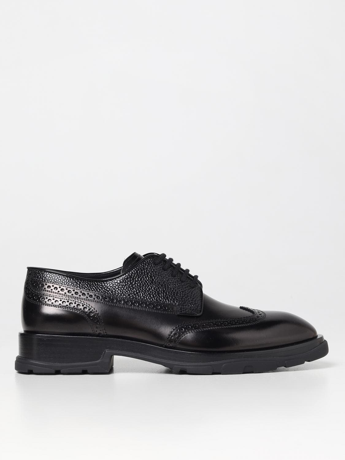 Mcqueen derby in leather