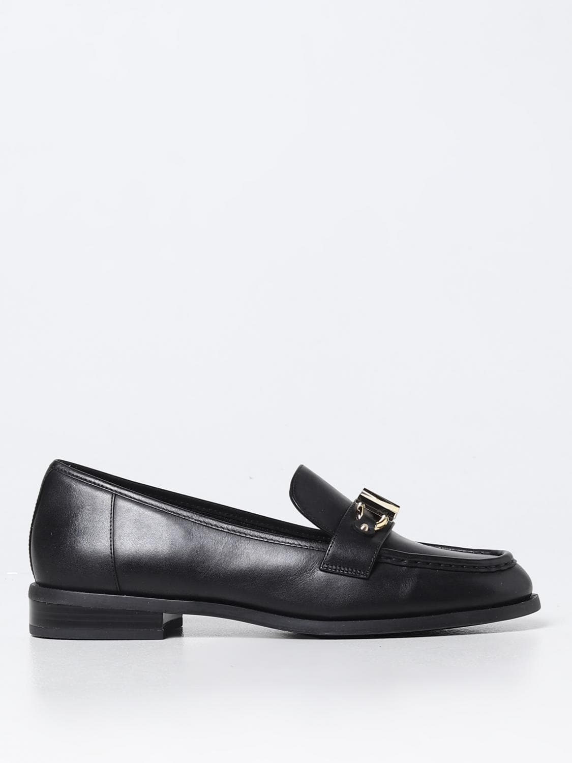 Michael Kors Tiegan leather mocassins with monogram
