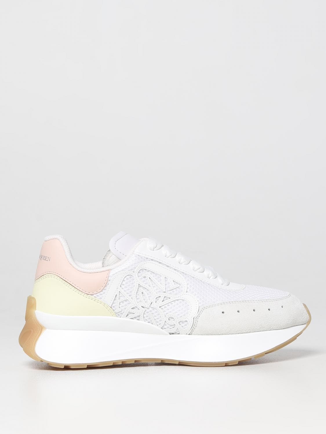 Mcqueen sneakers in mesh and leather with Seal logo · 35