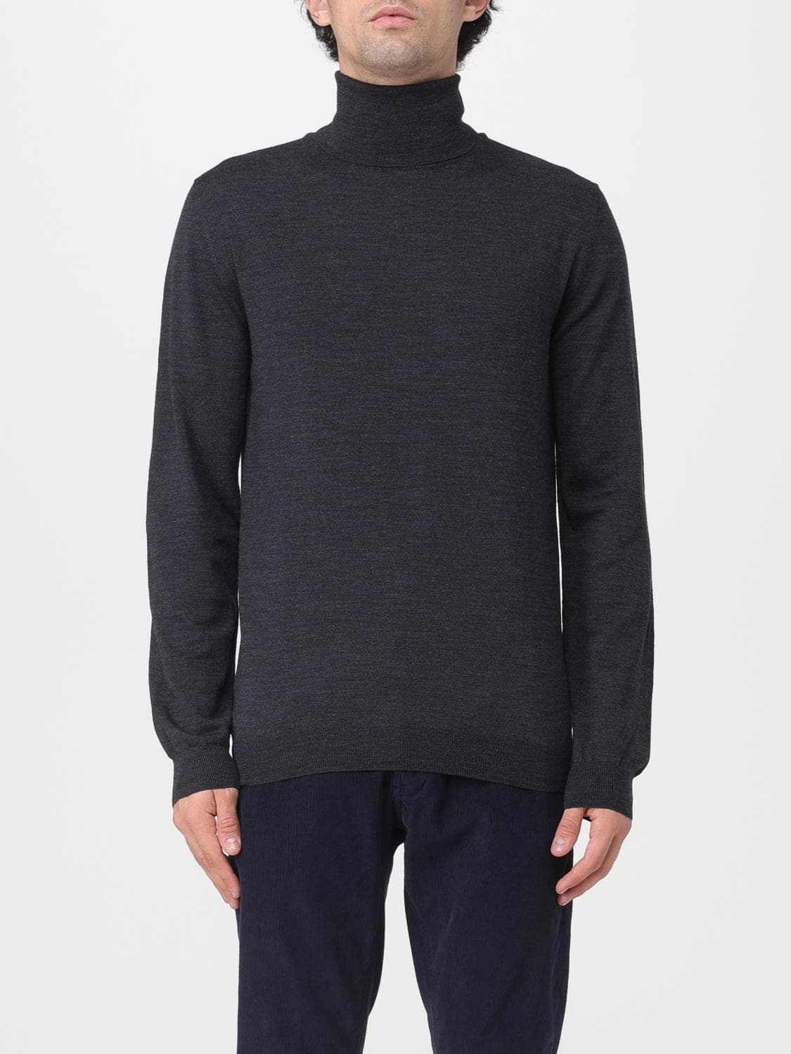 Zanone Sweater Men color Smoke Grey