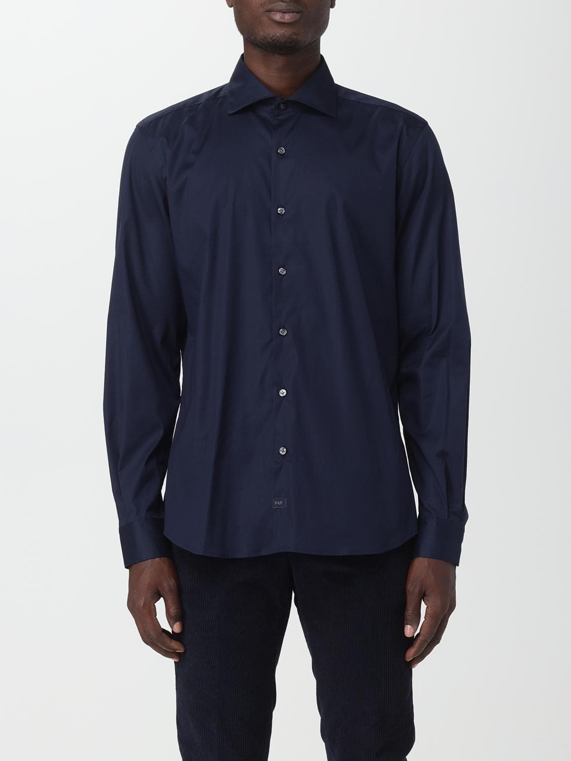 Fay Shirt Men color Navy