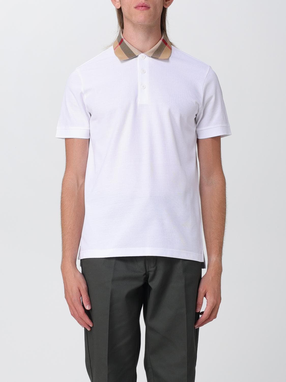 Burberry Piqué Cotton Polo Shirt