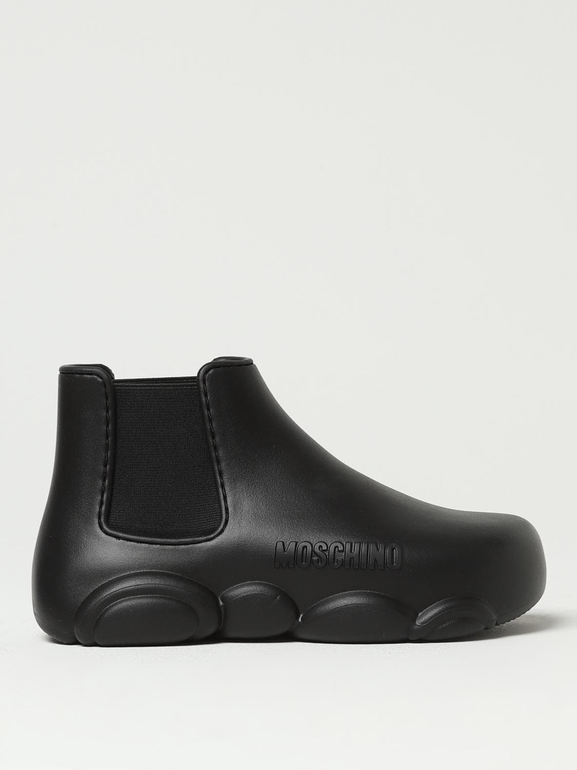 Moschino Couture Rubber Ankle Boots
