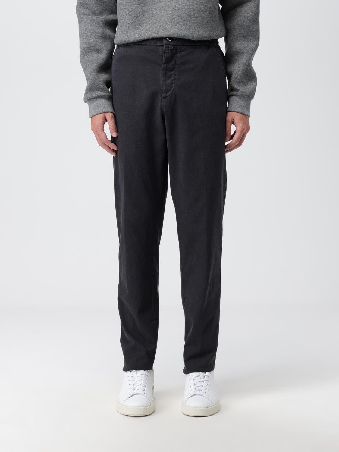 Kiton Pants Men color Black