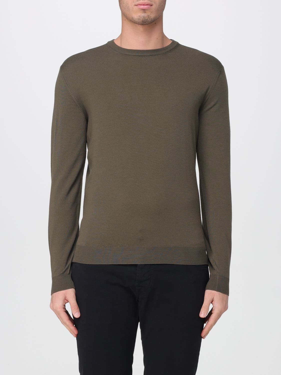 Zanone Sweater Men color Forest Green