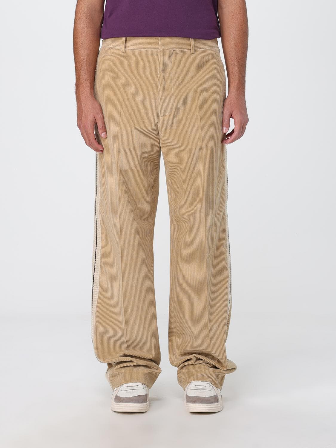 Palm Angels Pants Men color Brown