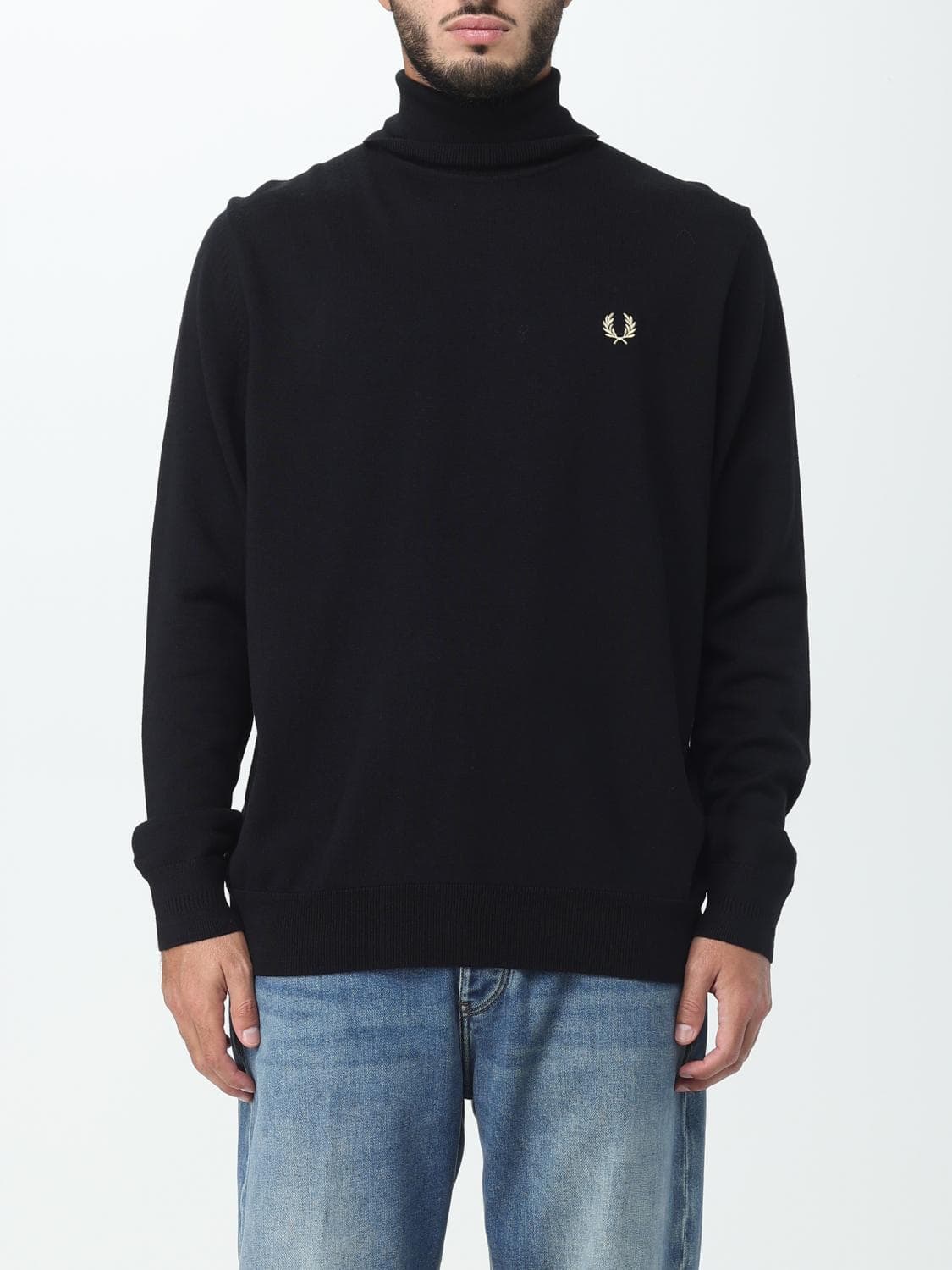 Fred Perry Sweater Men color Black