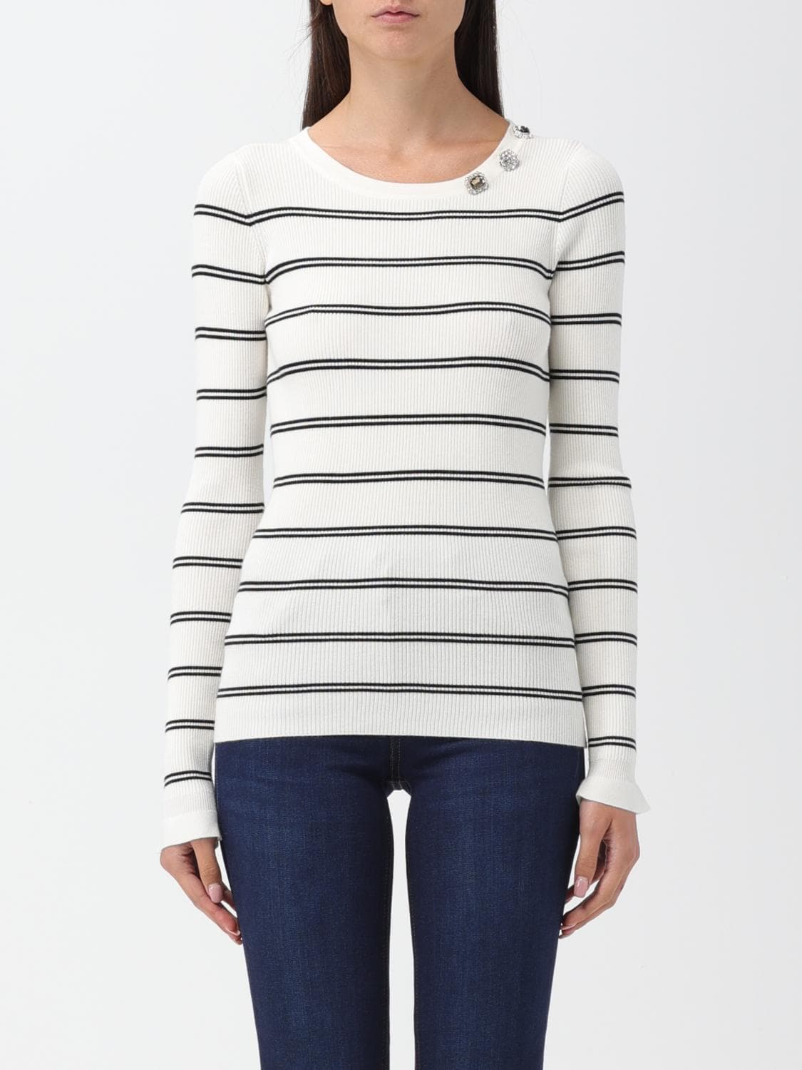 Liu Jo Sweater Woman color White