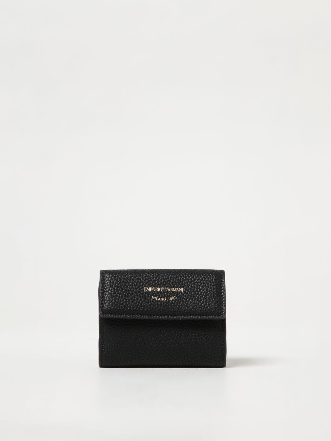 Emporio Armani wallet in grained synthetic leather