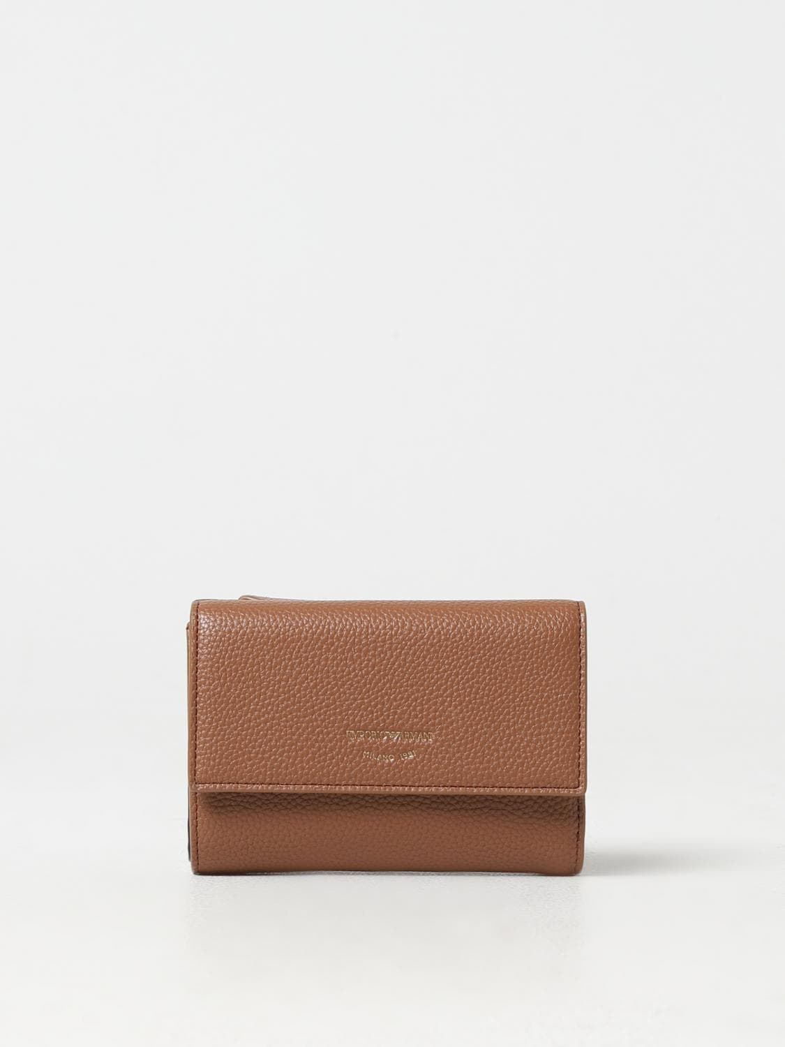 Emporio Armani wallet in grained synthetic leather · OS