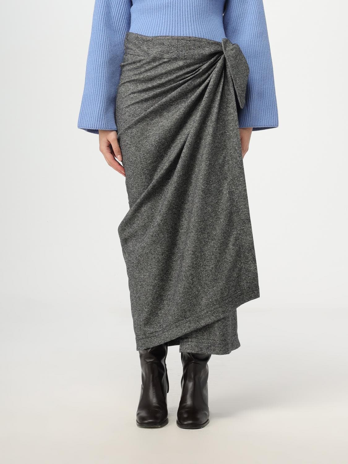 Erika Cavallini Skirt Woman color Grey