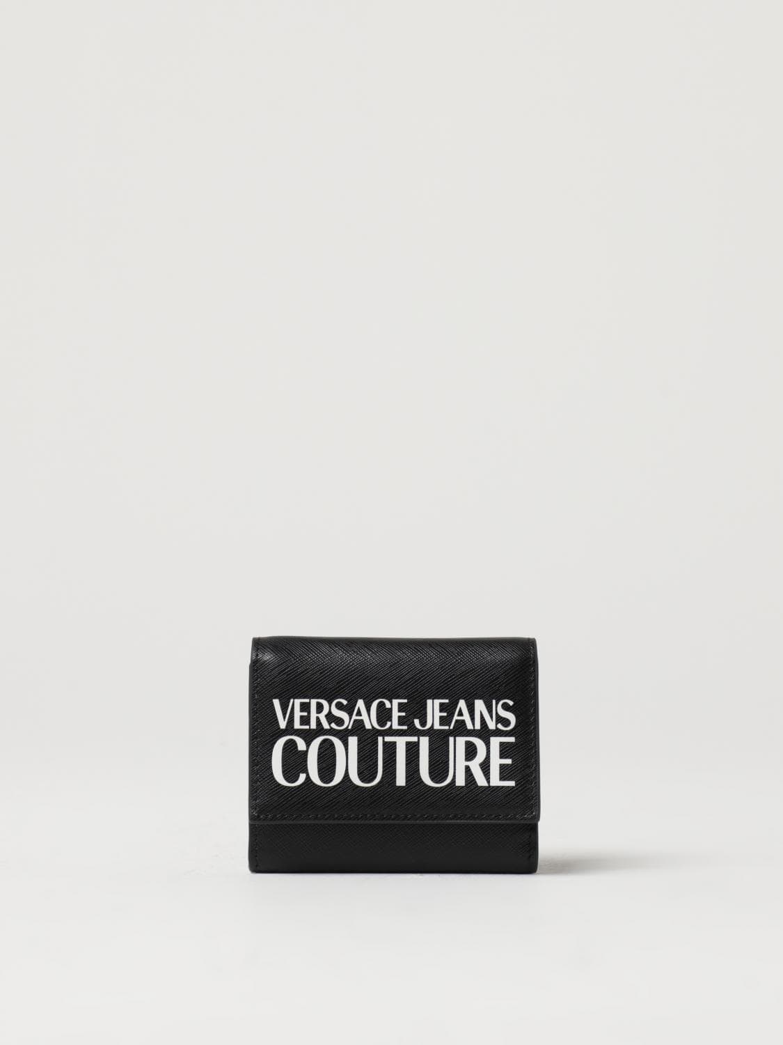 Versace Jeans Couture wallet in saffiano leather with logo