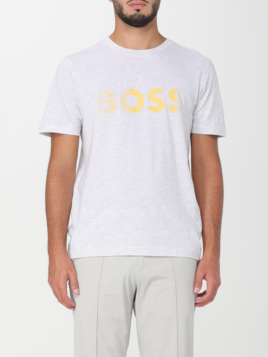 Boss T-Shirt Men color Yellow · XXL