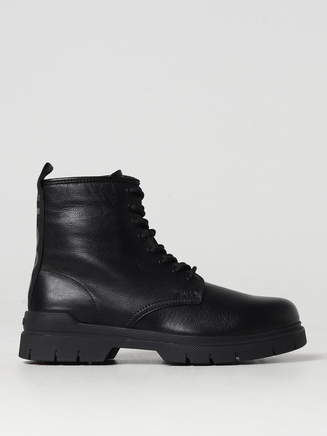 Hugo Boot Men color Black