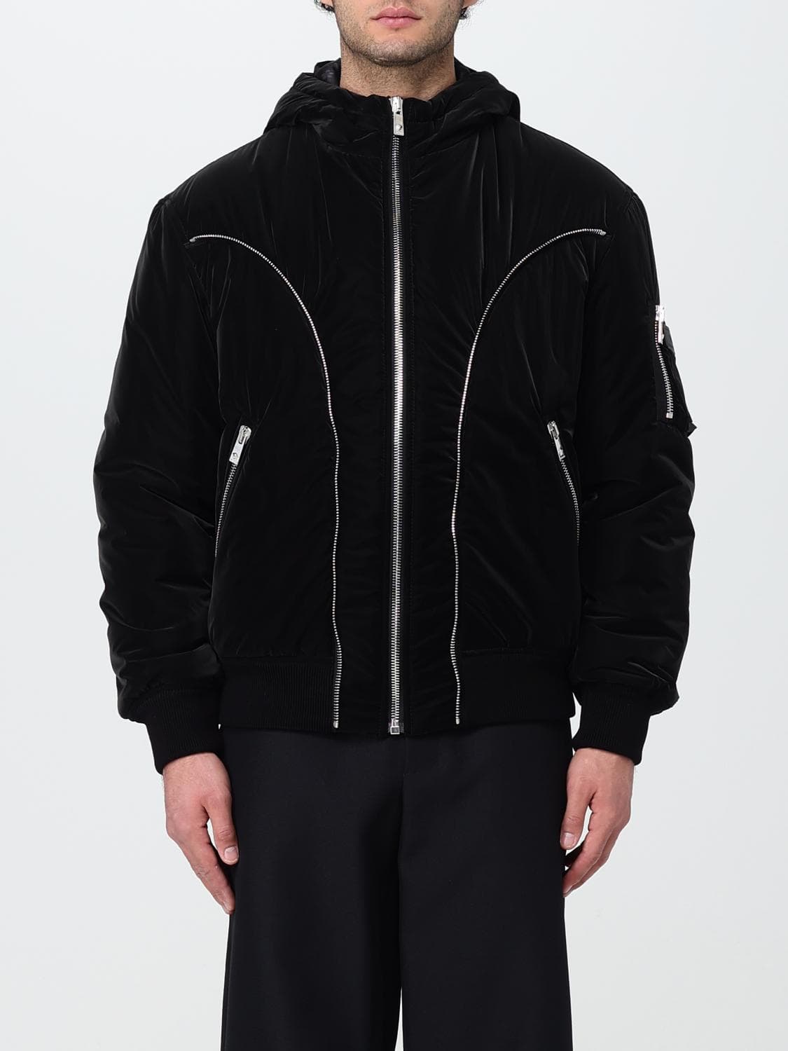 Versace Jacket Men color Black