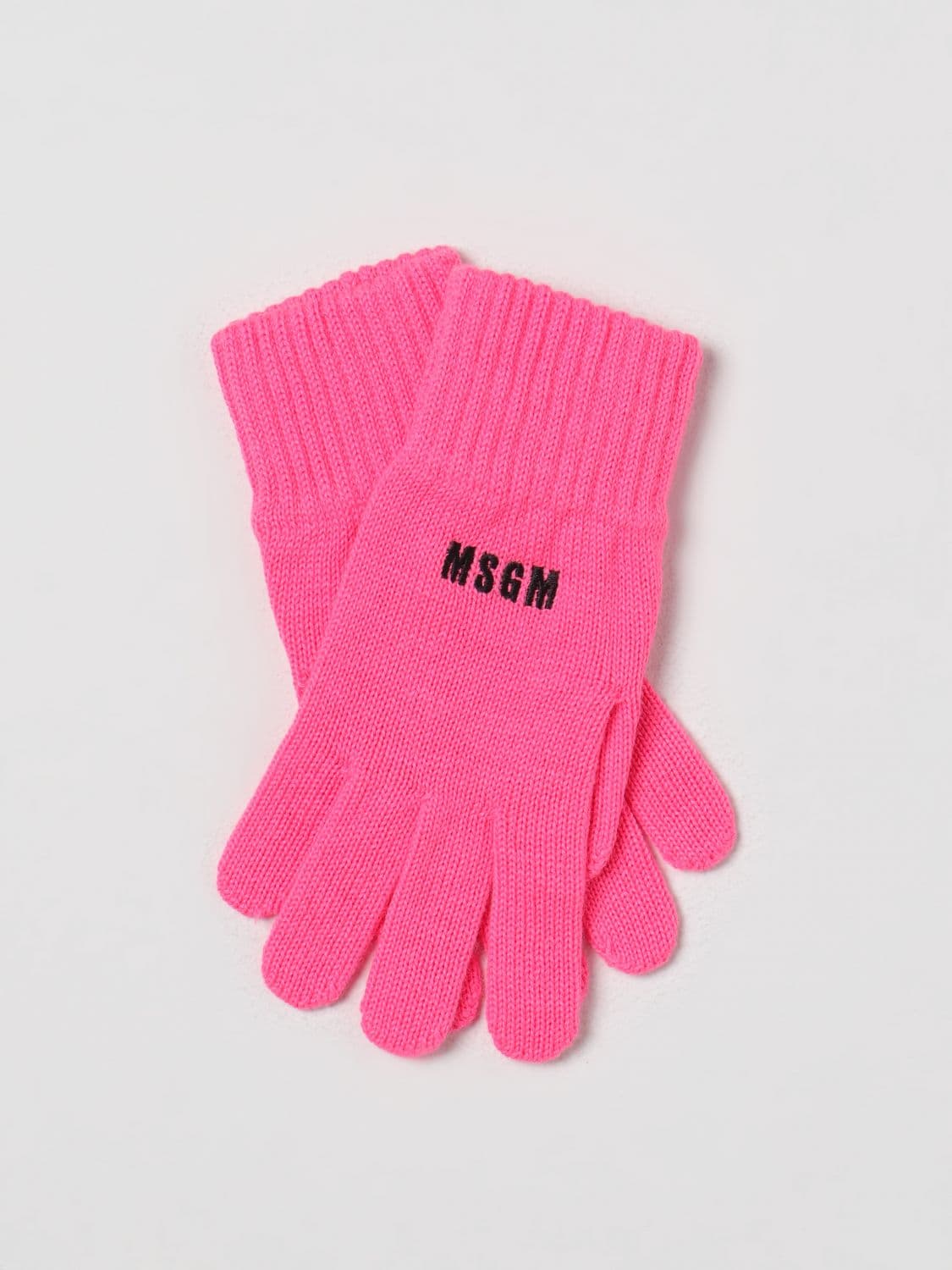 Msgm gloves in wool blend