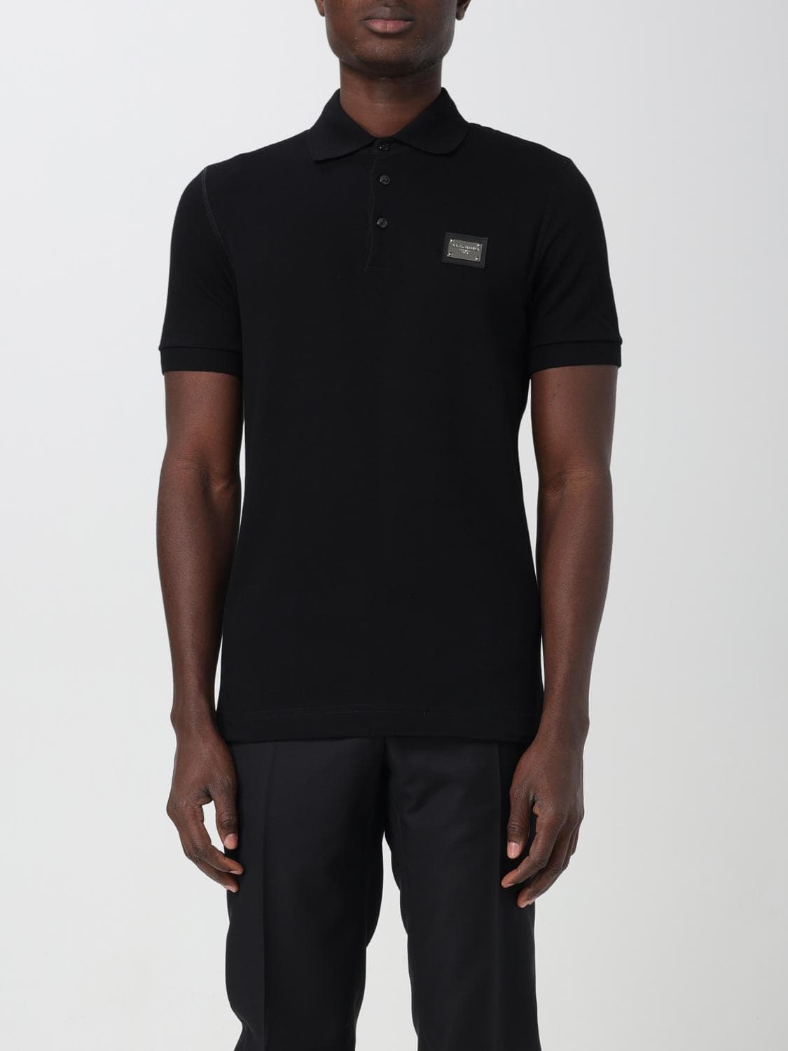 Dolce & Gabbana Polo Shirt Men color Black