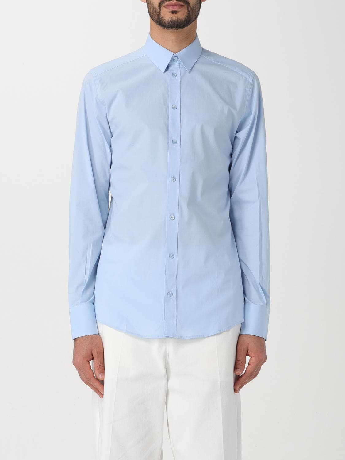Dolce & Gabbana Shirt Men color Blue