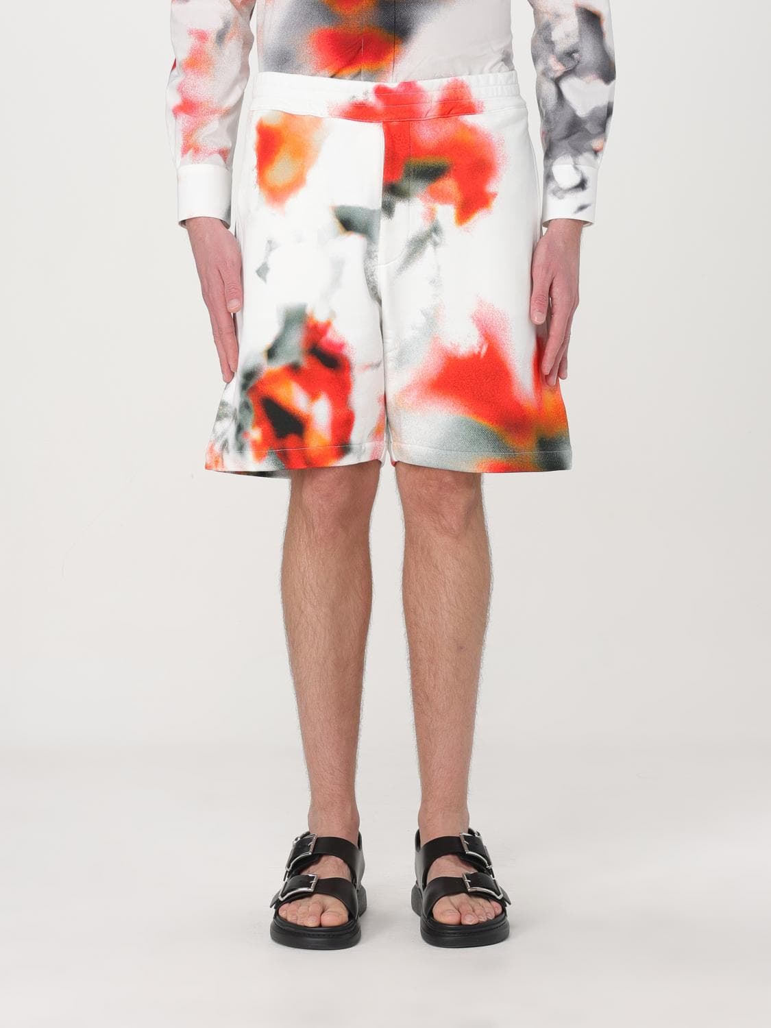 Mcqueen Shorts Men color White