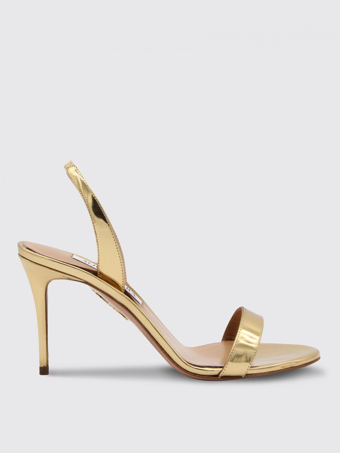 Aquazzura Heeled Sandal Woman color Gold