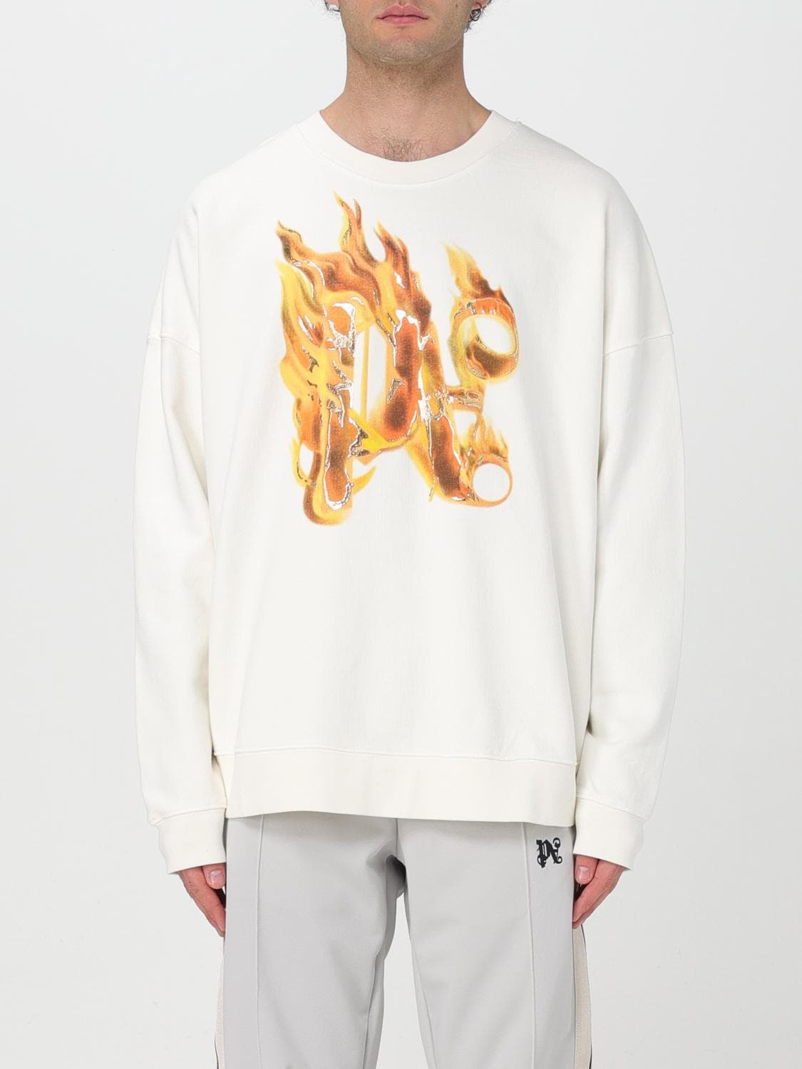 Palm Angels Sweatshirt Men color White