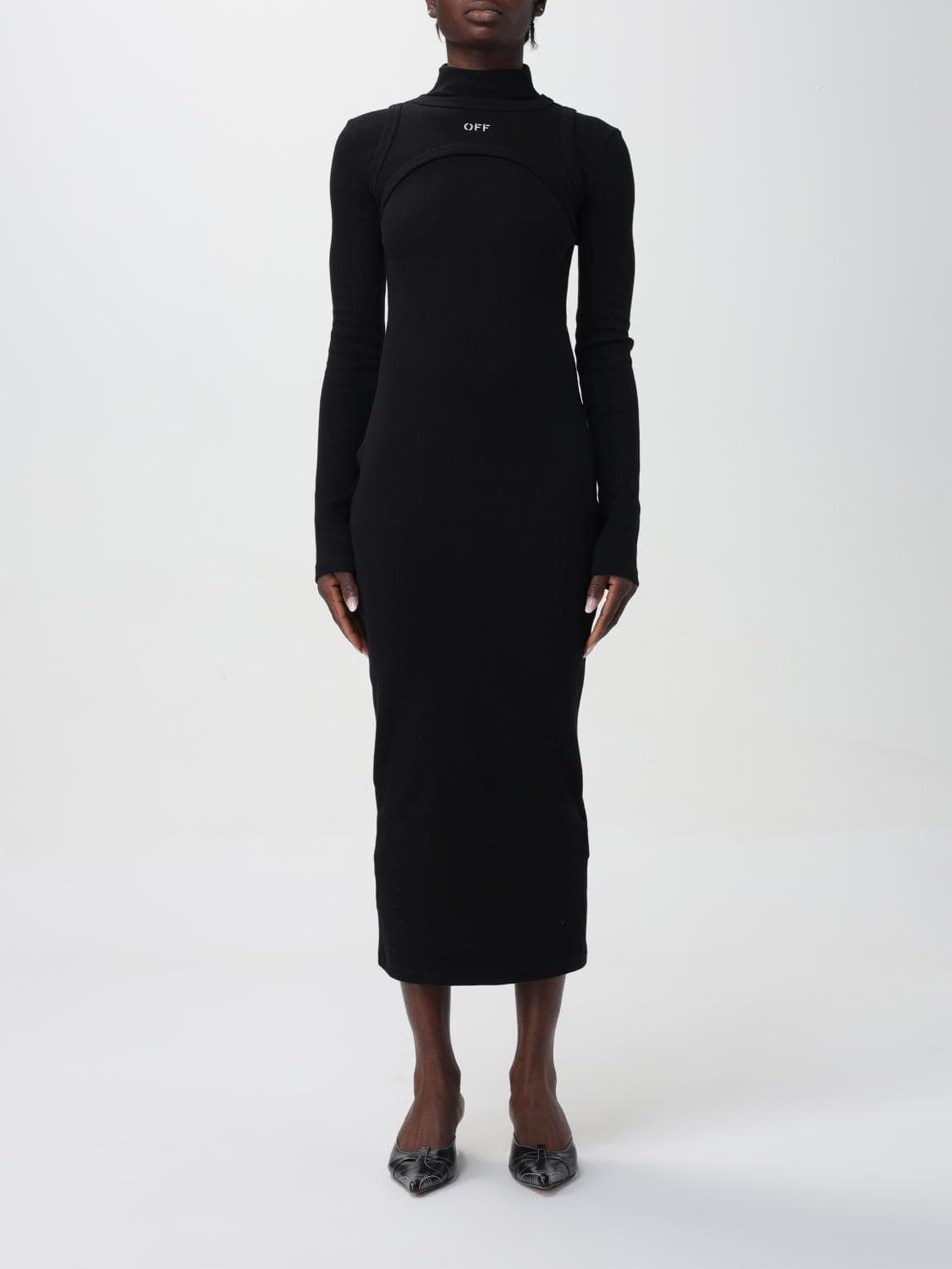 Off-White Dress Woman color White