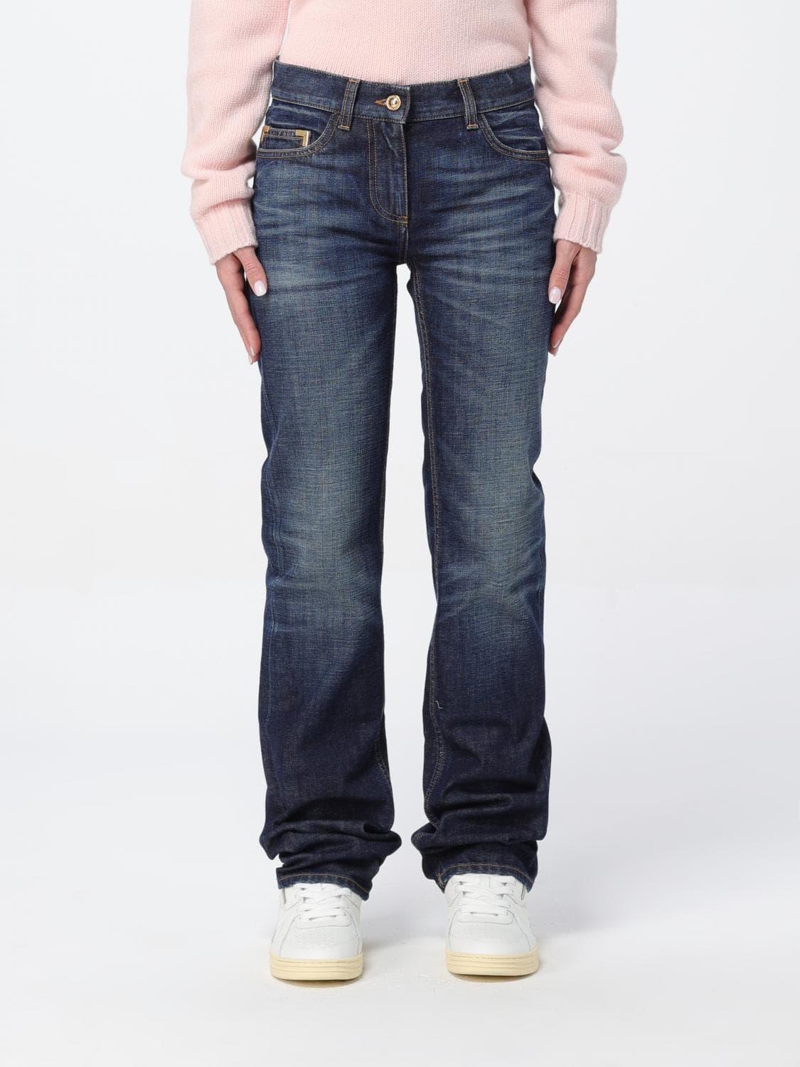 Palm Angels Jeans Woman color Denim · 27
