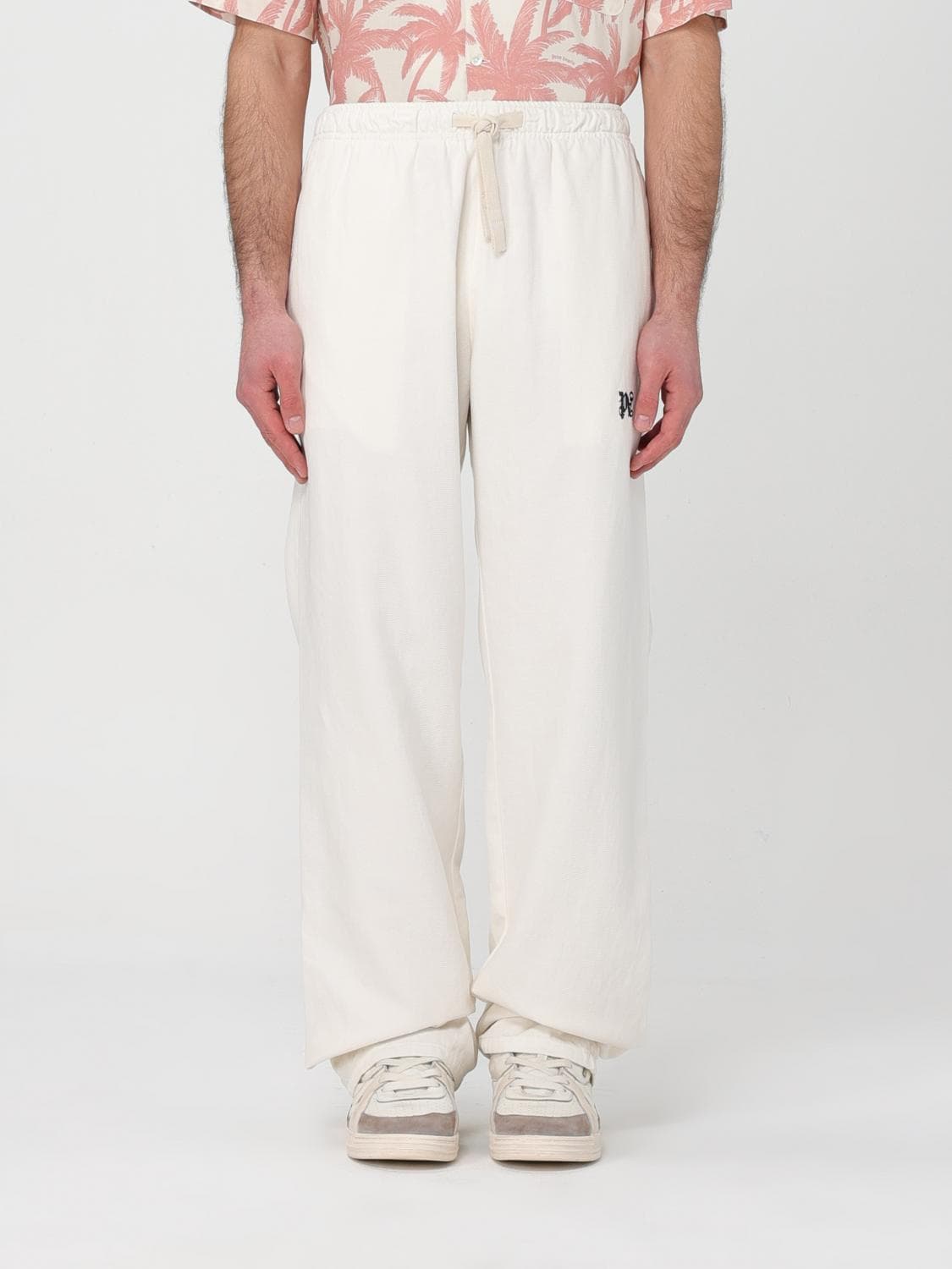 Palm Angels Pants Men color White