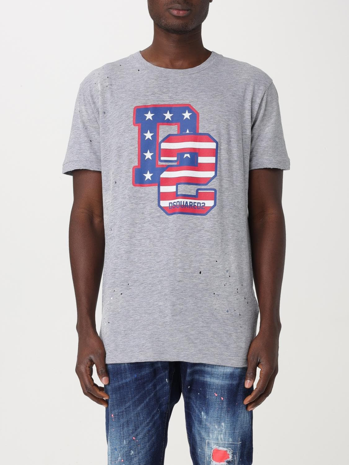 Dsquared2 T-Shirt Men color Grey