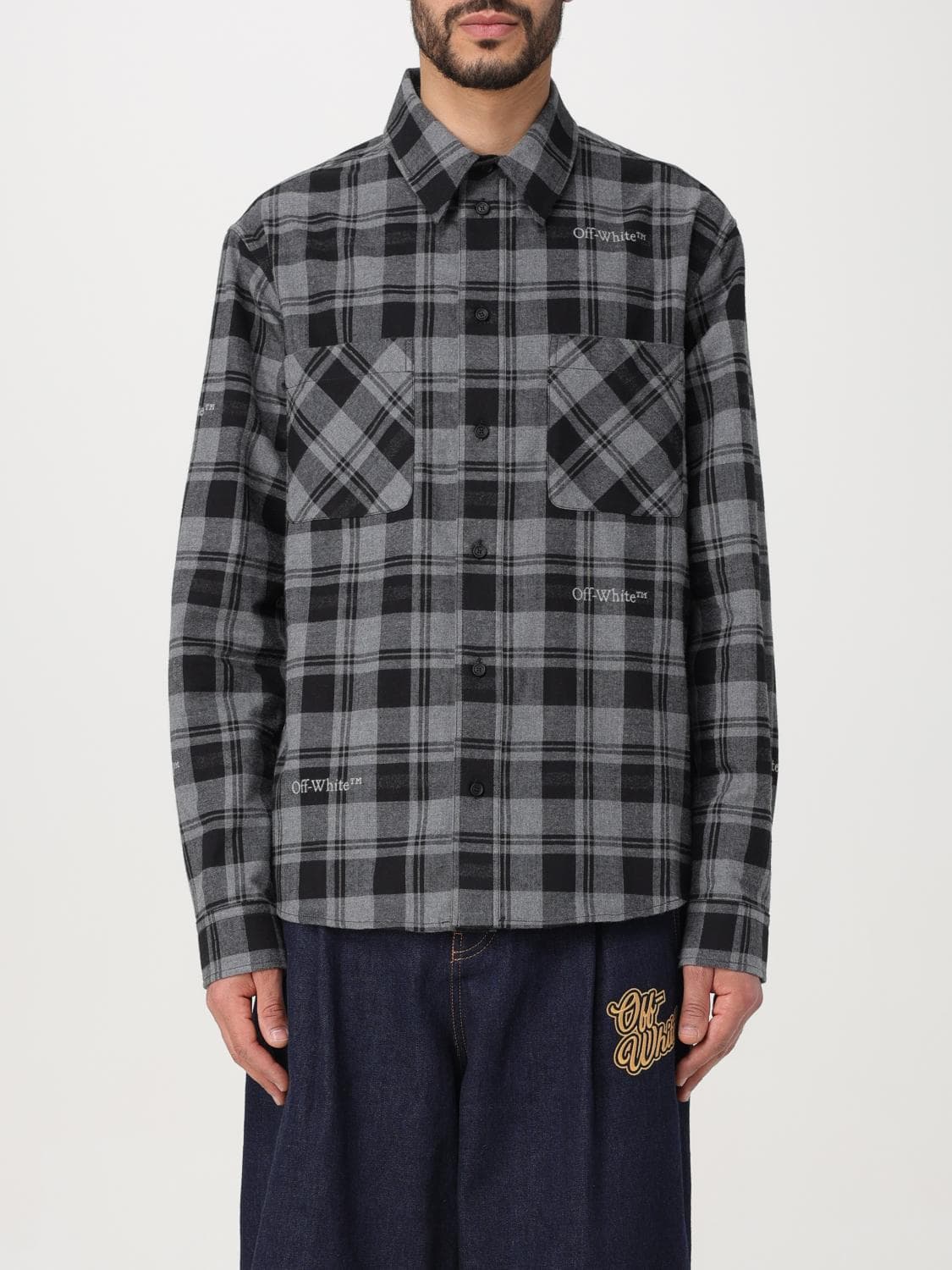 Off-White Shirt Men color Black · S
