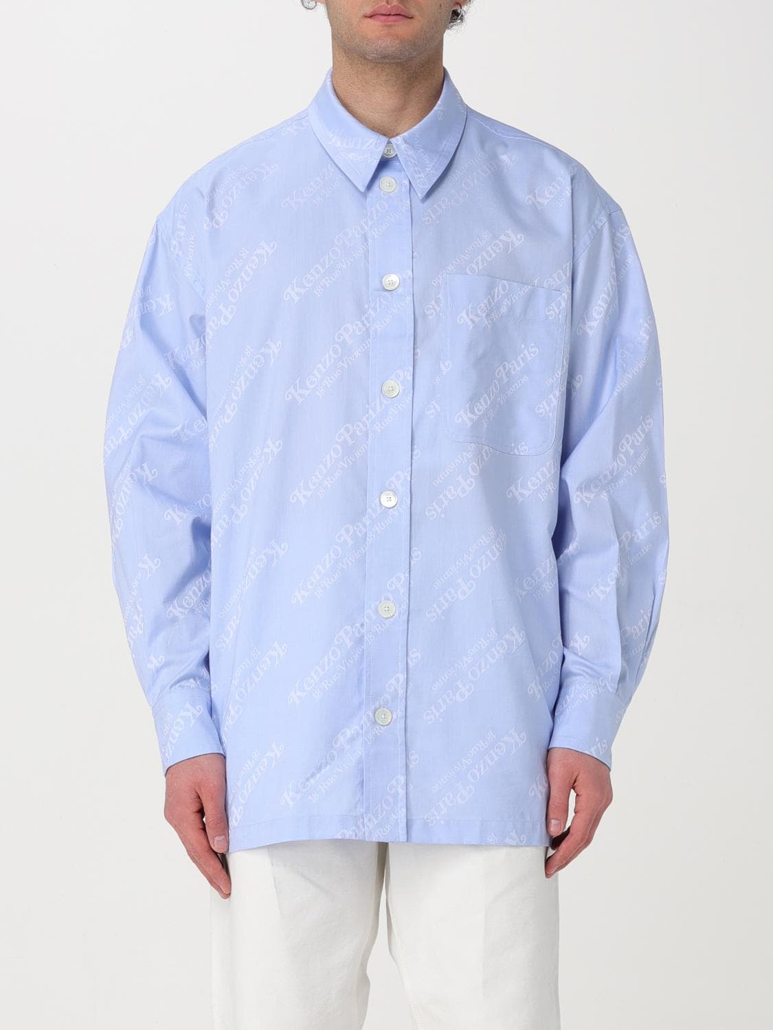 Kenzo Shirt Men color Blue