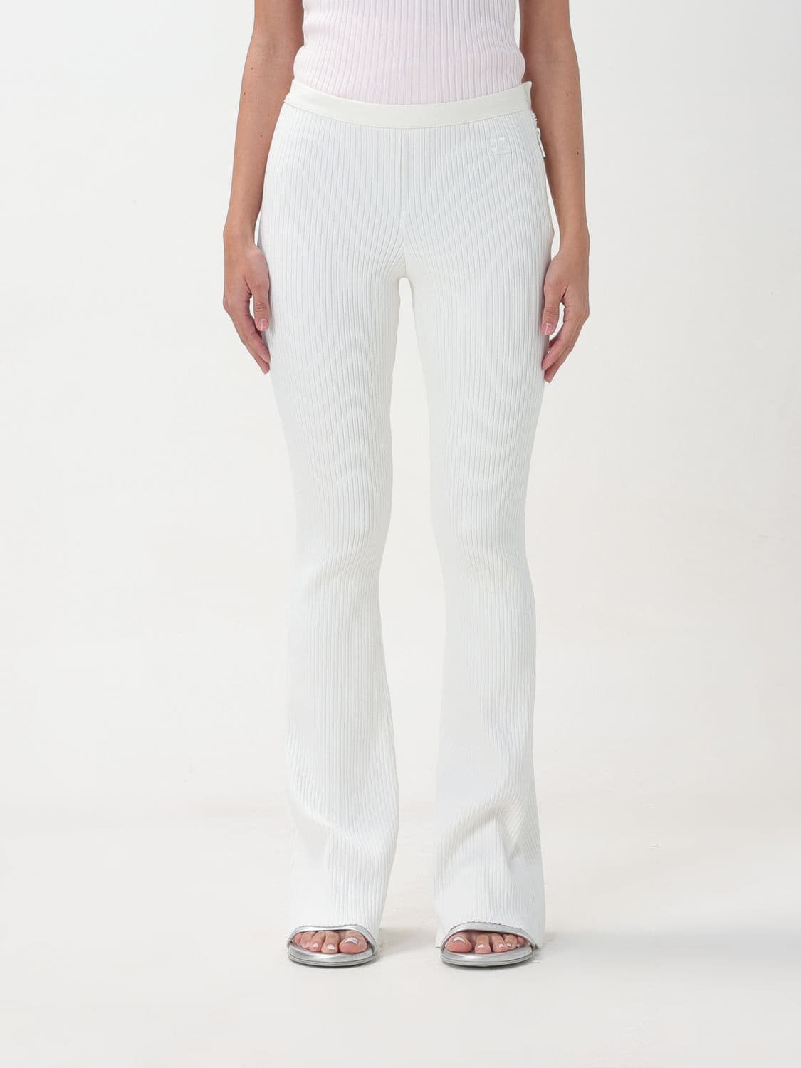 Courrèges Pants Woman color White