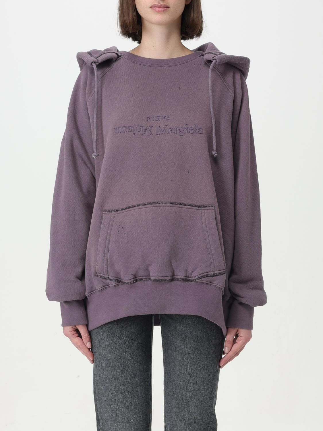 Maison Margiela Sweatshirt Woman color Violet