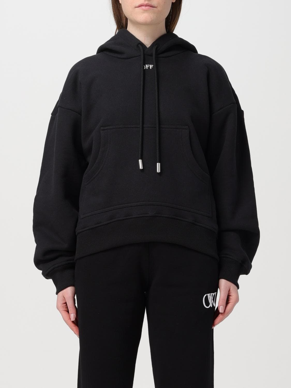 Off-White Sweatshirt Woman color Black