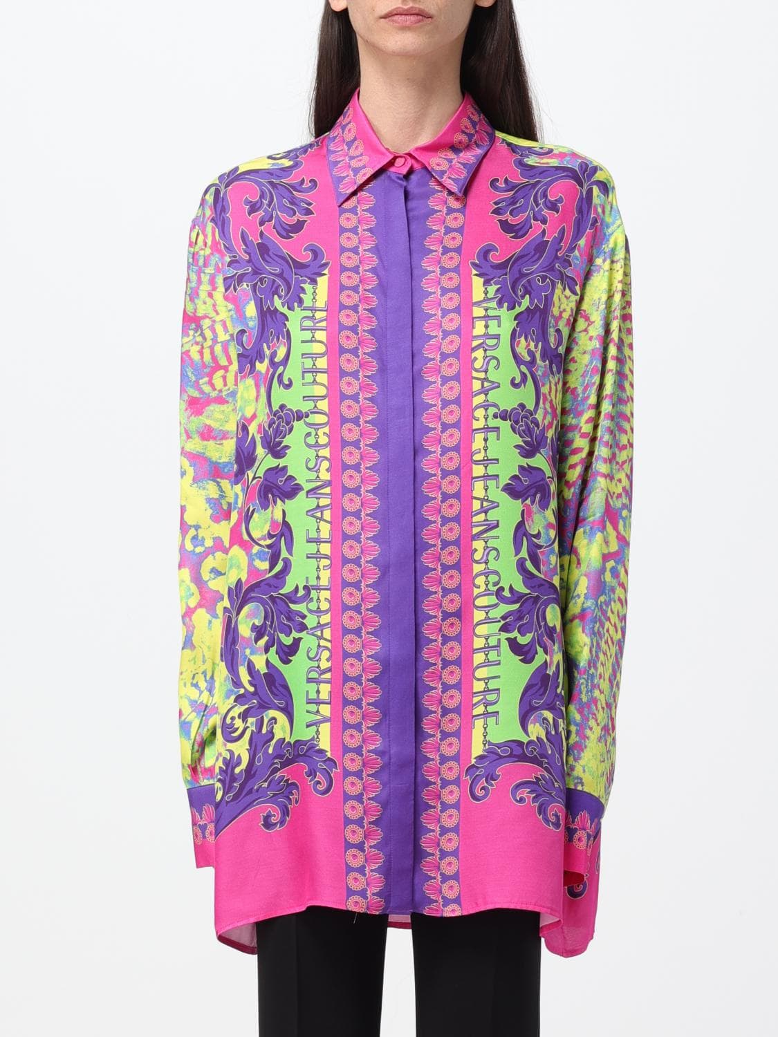 Versace Jeans Couture Shirt Woman color Green