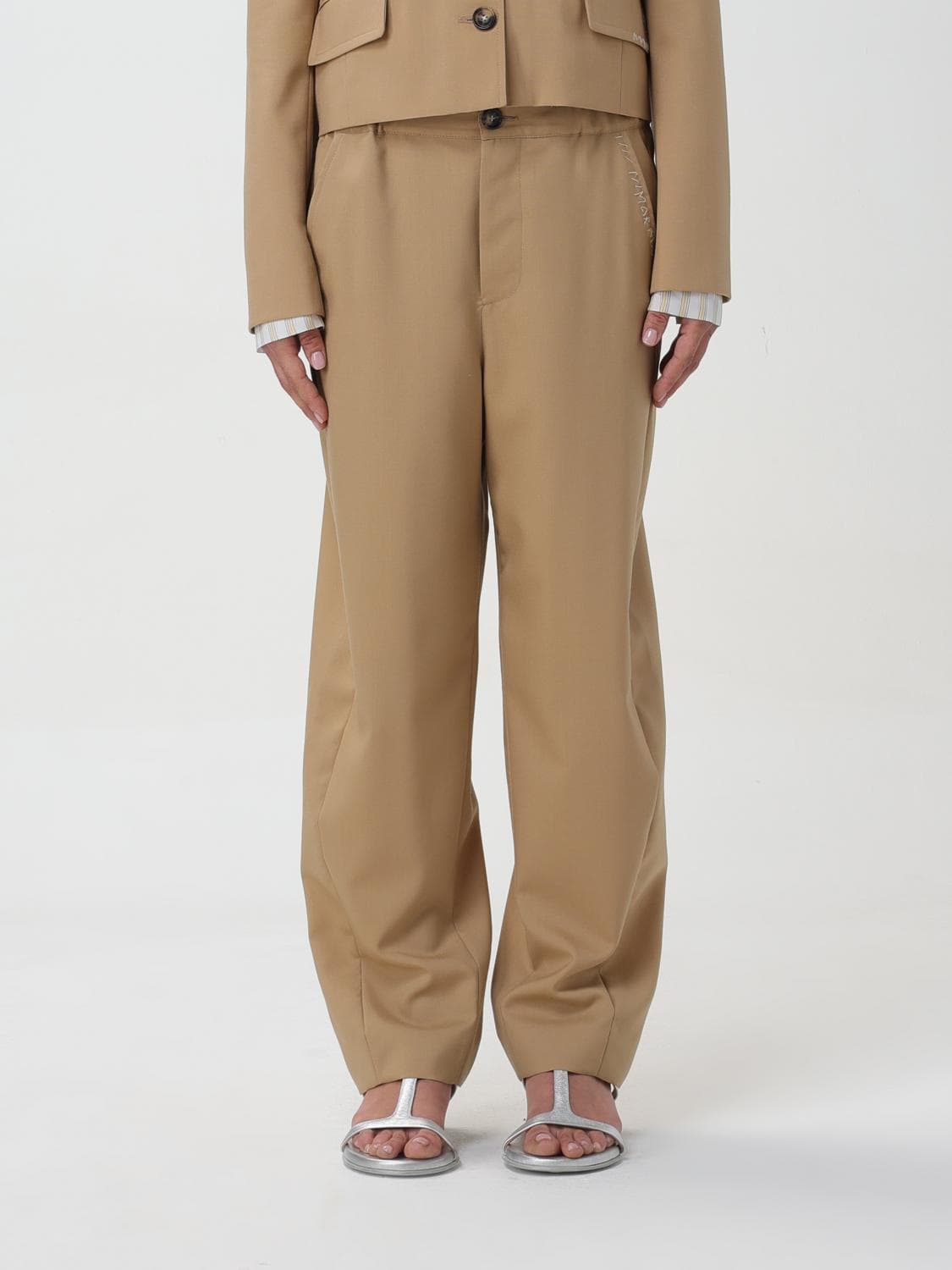 Marni Pants Woman color Camel · 40